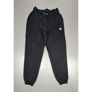 Champion Reverse Weave Sweatpants Mens Small Black 90s Joggers Streetwear